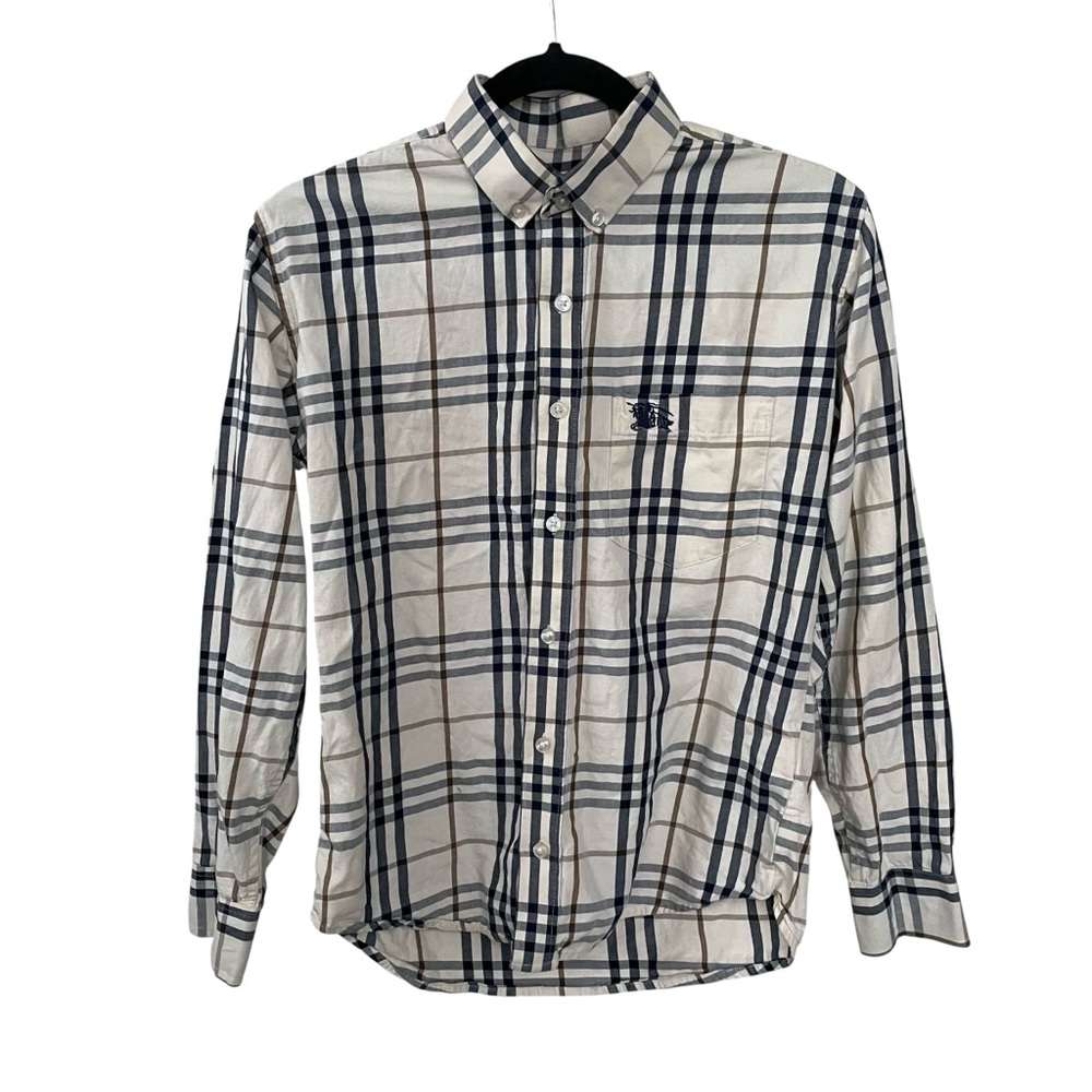 BURBERRY London Vintage Men’s Nova Check Button Down M